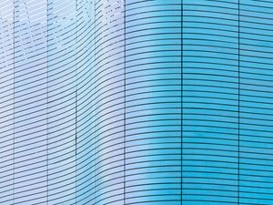 Preview wallpaper facade, building, stripes, minimalism