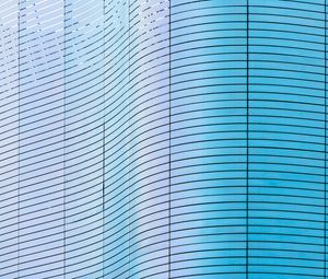 Preview wallpaper facade, building, stripes, minimalism