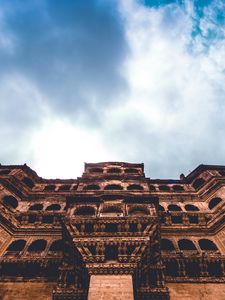 Preview wallpaper facade, building, structure, bottom view