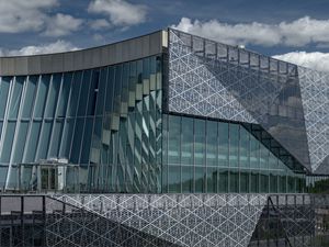 Preview wallpaper facade, building, windows, architecture, glass