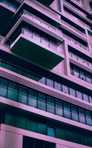 Preview wallpaper facade, building, windows, balconies, architecture