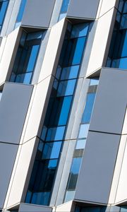 Preview wallpaper facade, building, windows, reflection, modern
