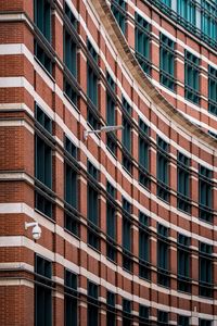 Preview wallpaper facade, building, windows, lanterns, brick