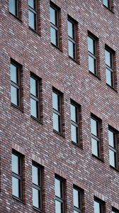 Preview wallpaper facade, building, windows, brick