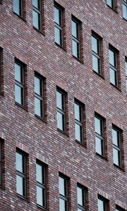 Preview wallpaper facade, building, windows, brick