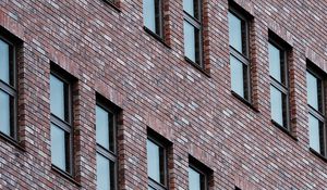 Preview wallpaper facade, building, windows, brick