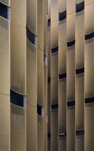 Preview wallpaper facade, buildings, perforation, architecture