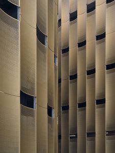 Preview wallpaper facade, buildings, perforation, architecture