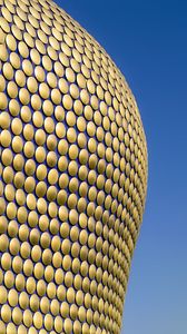 Preview wallpaper facade, circles, golden, building, architecture