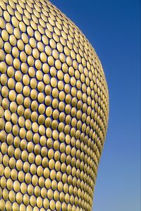 Preview wallpaper facade, circles, golden, building, architecture