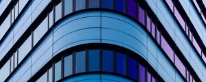 Preview wallpaper facade, glass, architecture, building