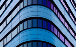 Preview wallpaper facade, glass, architecture, building