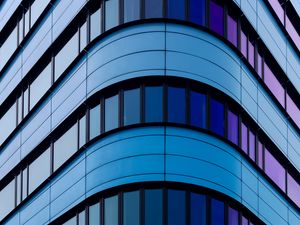 Preview wallpaper facade, glass, architecture, building