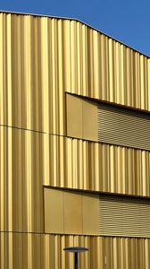 Preview wallpaper facade, relief, golden, architecture, building