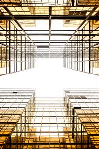 Preview wallpaper facade, sky, architecture, minimalism, bright
