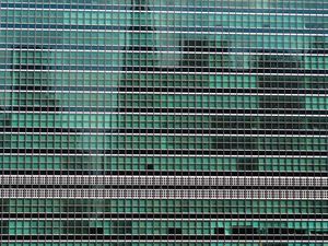 Preview wallpaper facade, squares, building, architecture