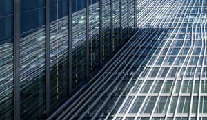 Preview wallpaper facade, stripes, building, architecture