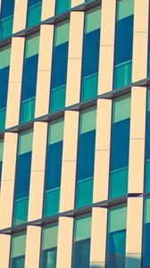 Preview wallpaper facade, stripes, windows, building