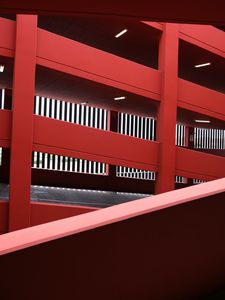 Preview wallpaper facade, walls, red