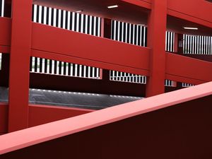 Preview wallpaper facade, walls, red