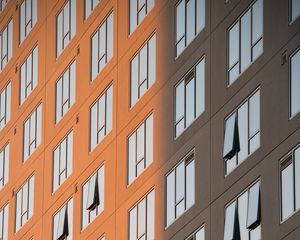 Preview wallpaper facade, windows, building, architecture, city