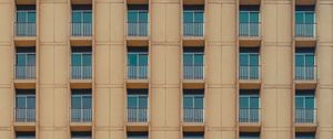 Preview wallpaper facade, windows, wall, balcony
