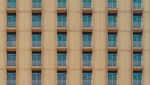 Preview wallpaper facade, windows, wall, balcony