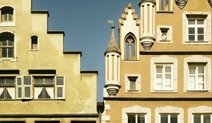 Preview wallpaper facades, architecture, buildings, windows, shutters