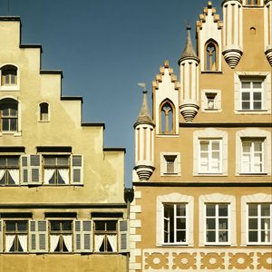 Preview wallpaper facades, architecture, buildings, windows, shutters