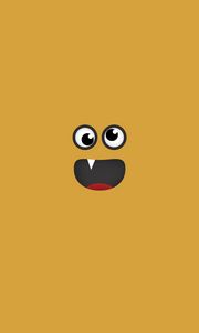 Preview wallpaper face, funny, art, vector, minimalism