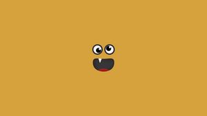 Preview wallpaper face, funny, art, vector, minimalism