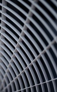 Preview wallpaper fan, grille, construction, stripes, white