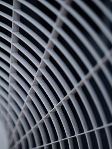 Preview wallpaper fan, grille, construction, stripes, white