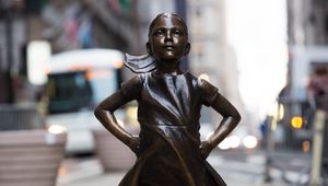 Preview wallpaper fearless girl, sculpture, bronze, new york