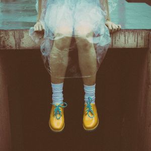 Preview wallpaper feet, boots, rain gear, hipster