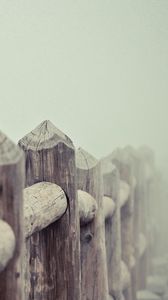 Preview wallpaper fence, blur, fog