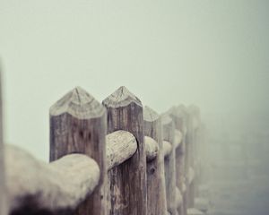 Preview wallpaper fence, blur, fog