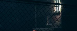 Preview wallpaper fence, dark, night, darkness
