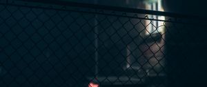 Preview wallpaper fence, dark, night, darkness
