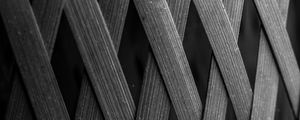 Preview wallpaper fence, facade, bw, wooden