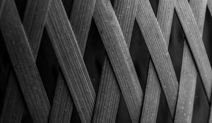 Preview wallpaper fence, facade, bw, wooden