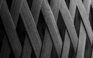 Preview wallpaper fence, facade, bw, wooden