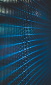Preview wallpaper fence, macro, blue, structure