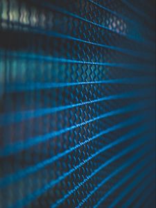 Preview wallpaper fence, macro, blue, structure