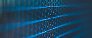 Preview wallpaper fence, macro, blue, structure