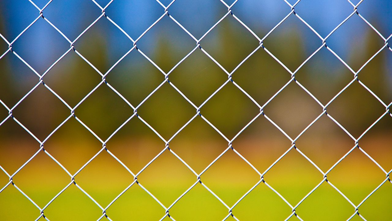 Wallpaper fence, mesh, blur, texture