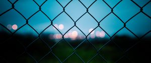 Preview wallpaper fence, mesh, grid, highlights, bokeh, blur