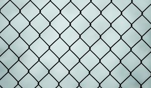 Preview wallpaper fence, mesh, metal, weaving