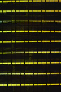 Preview wallpaper fence, mesh, metal, stripes, yellow, dark