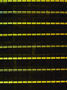 Preview wallpaper fence, mesh, metal, stripes, yellow, dark
